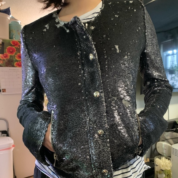 SOLD***IRO sequin blazer - Picture 3 of 13